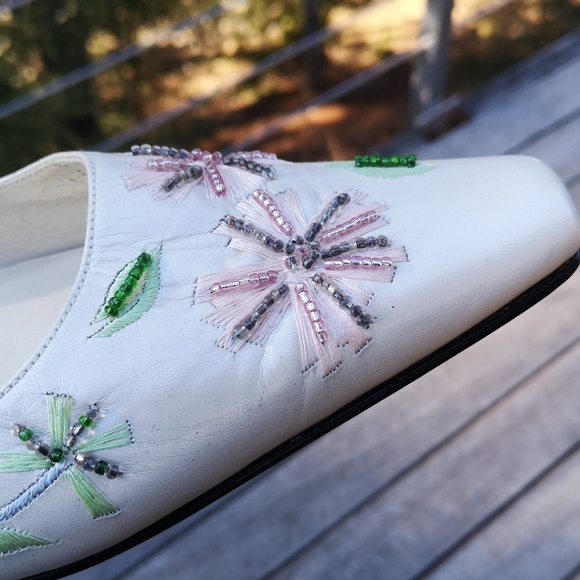 Ramon Tenza flowered low-heeled pumps - Picture 5 of 16